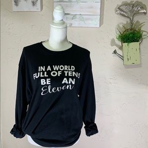 Stranger Things Fan Tee Size Large